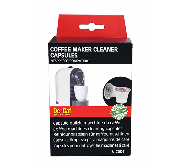 Coffee Maker Cleaner Capsule Nespresso De-Caf